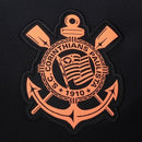 Camisa Nike Corinthians (Total 90) III 2025 - Preta e Laranja - Masculina - Torcedor