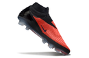 Nike Phantom 6 Elite High FG - Preto Vermelho