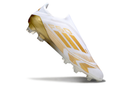 Adidas F50 Elite Laceless FG - Branco Dourado