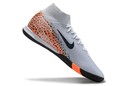 Nike Air Zoom Mercurial Superfly 10 Elite Futsal - Cinza Laranja