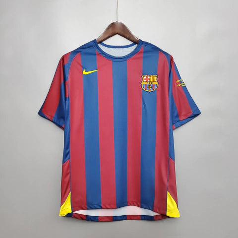 Retro Barcelona 05/06 Liga dos Campeões da UEFA