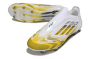 Adidas F50 Elite Laceless FG - Branco Dourado