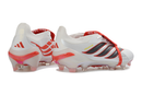 Adidas Predator 26 Elite Tongue FG - Branco Vermelho