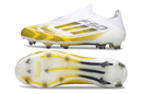 Adidas F50 Elite Laceless FG - Branco Dourado