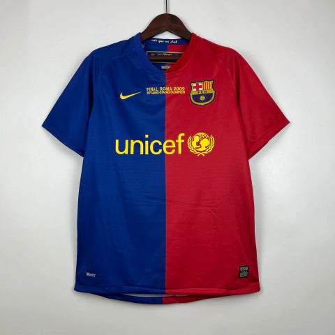 Retro Barcelona 08-09 Liga dos Campeões da UEFA