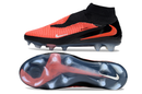 Nike Phantom 6 Elite High FG - Preto Vermelho