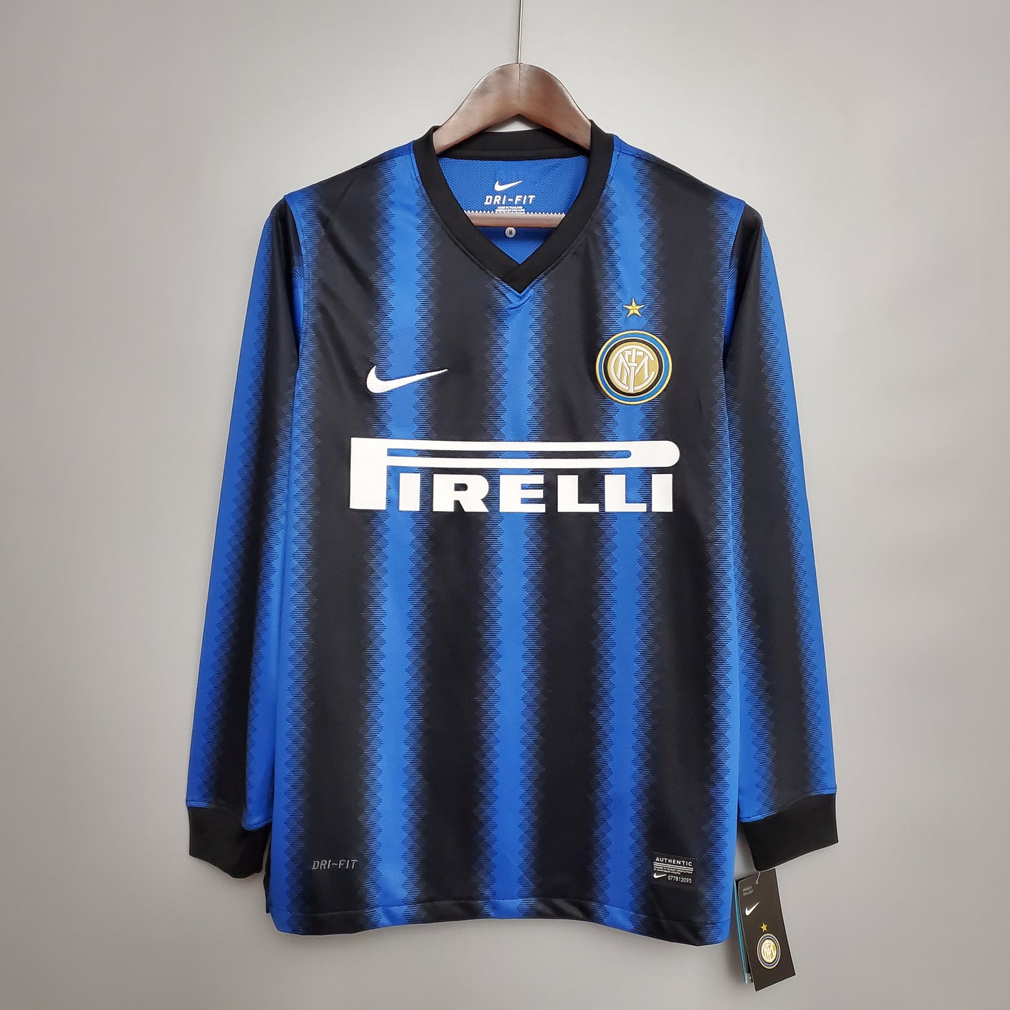 Camisa Manga Longa Retrô Inter de Milão I 10/11 Masculina