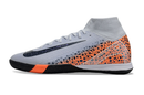 Nike Air Zoom Mercurial Superfly 10 Elite Futsal - Cinza Laranja