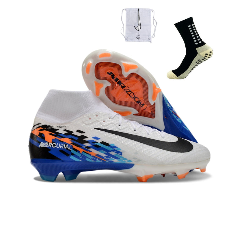 Nike Air Zoom Mercurial Vapor 16 Elite FG - Branco Azul