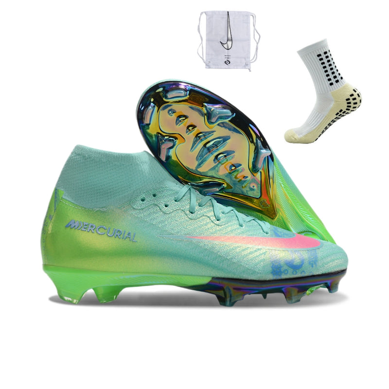 Nike Air Zoom Mercurial Vapor 16 Elite FG - Azul Verde