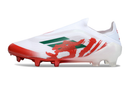 Adidas F50 Elite Laceless FG - Branco Vermelho