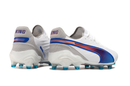 Puma King FG/AG - Branco Azul