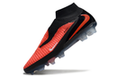 Nike Phantom 6 Elite High FG - Preto Vermelho