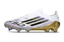 Adidas F50 Elite Laceless FG - Branco Dourado