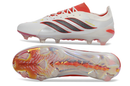 Adidas Predator 26 Elite FG - Branco Vermelho