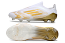 Adidas F50 Elite Laceless FG - Branco Dourado