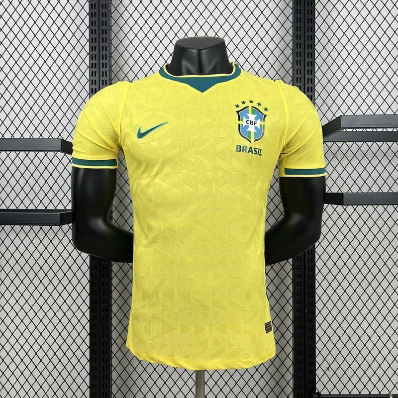 Camisa Brasil I 2026/27 Jogador Amarela