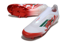 Adidas F50 Elite Laceless FG - Branco Vermelho