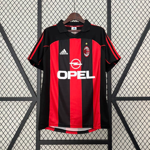 Camisa AC Milan I 01/02 Retro Masculina