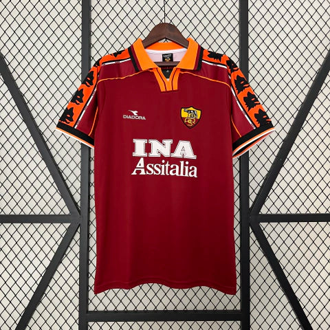 Camisa Roma I 98/99 Retrô Masculina