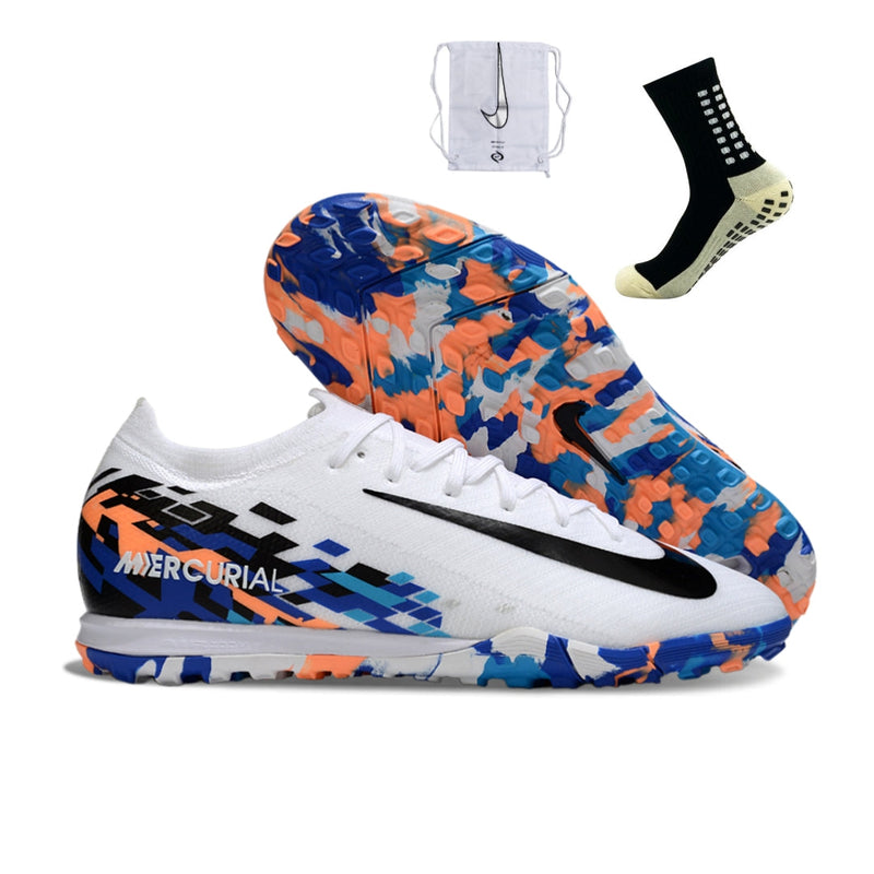 Nike Air Zoom Mercurial Vapor 16 Elite TF - Branco Azul