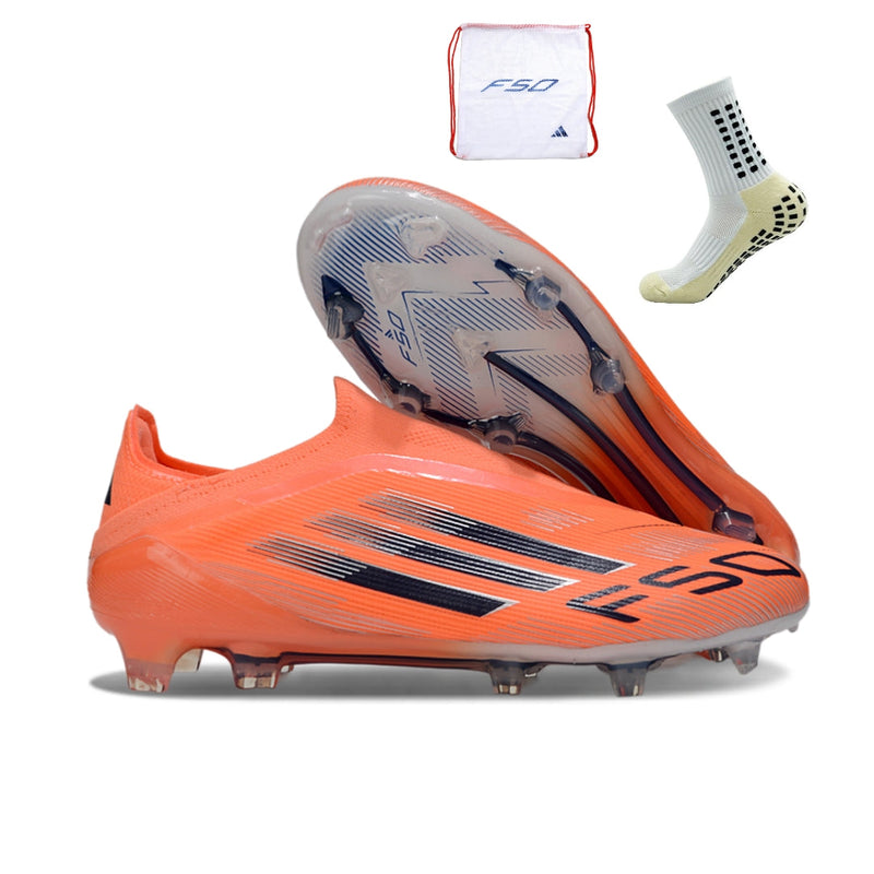 Adidas F50 Elite Laceless FG - Laranja