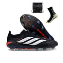 Adidas Predator 26 Elite FG - Preto Vermelho