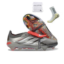Adidas Predator 26 Elite Tongue FG - Finishers Steel Prata