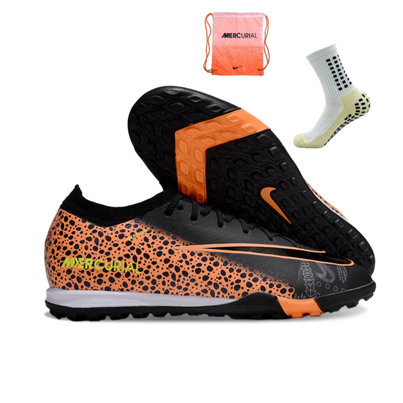 Nike Air Zoom Mercurial Vapor 16 Elite TF - Preto Laranja
