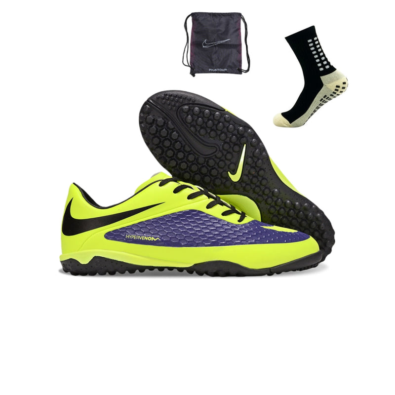 Nike Hypervenom Society TF - Amarelo Azul