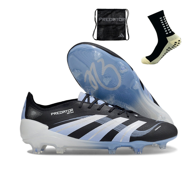 Adidas Predator 25 Elite FG - Preto Azul