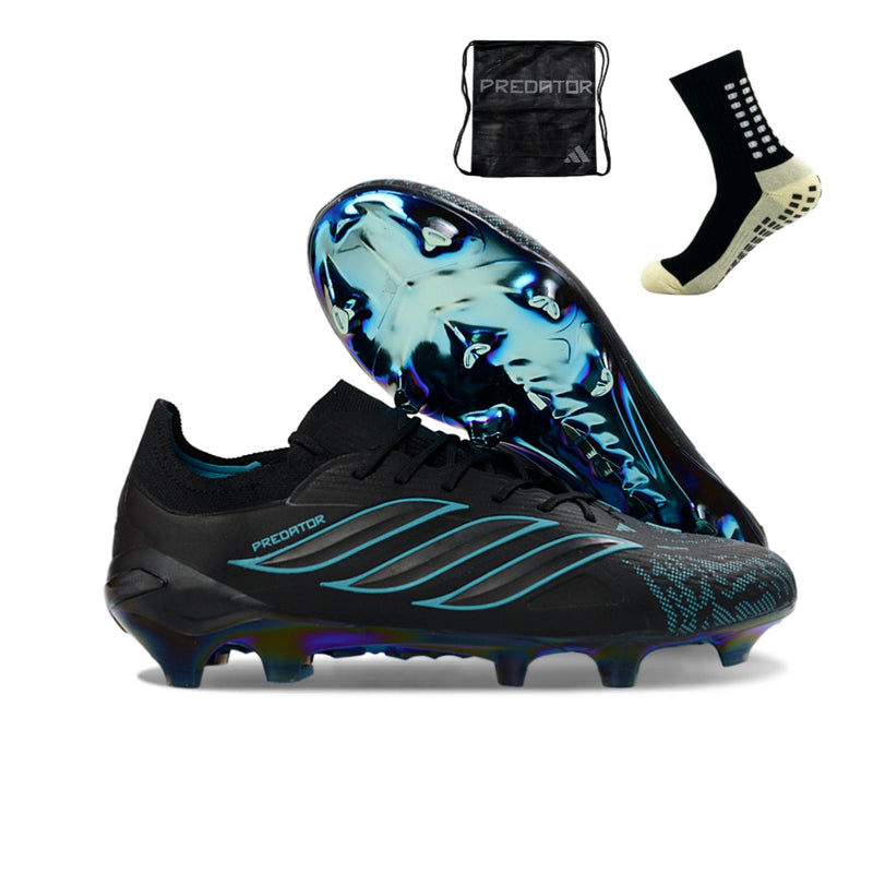 Adidas Predator 26 Elite FG - Preto Azul