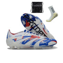 Adidas Predator 25 Elite FG - Branco Azul