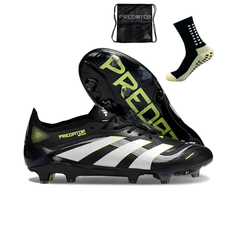 Adidas Predator 25 Elite FG - Preto Verde
