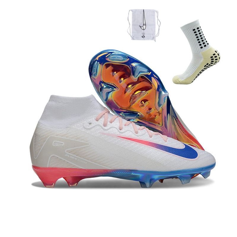 Nike Feminina Air Zoom Superfly 9 FG Elite - Branco
