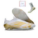 Adidas F50 Elite Laceless FG - Branco Dourado