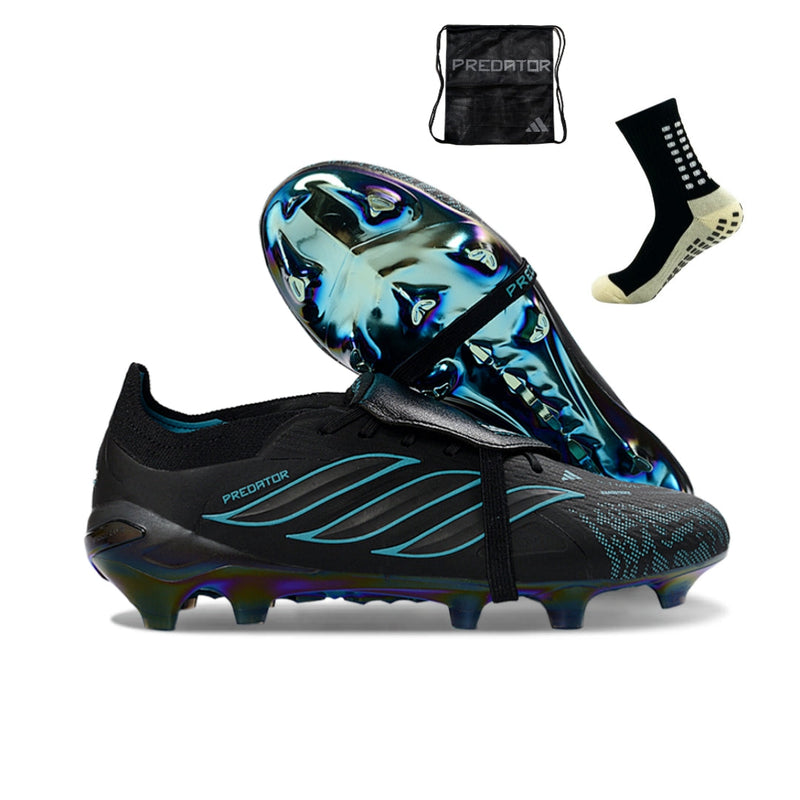 Adidas Predator 26 Elite Tongue FG - Preto Azul