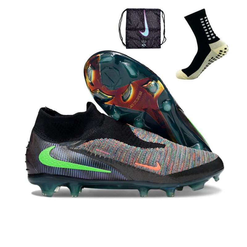 Nike Phantom 6 Elite High FG - Preto