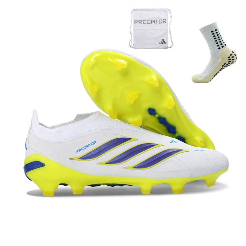 Adidas Predator 26 Elite LL FG - Branco Amarelo