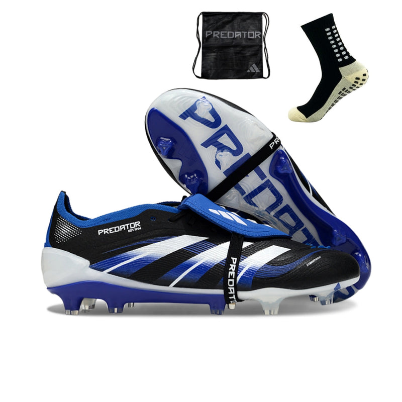 Adidas Predator 25 Elite Tongue FG - Preto Azul