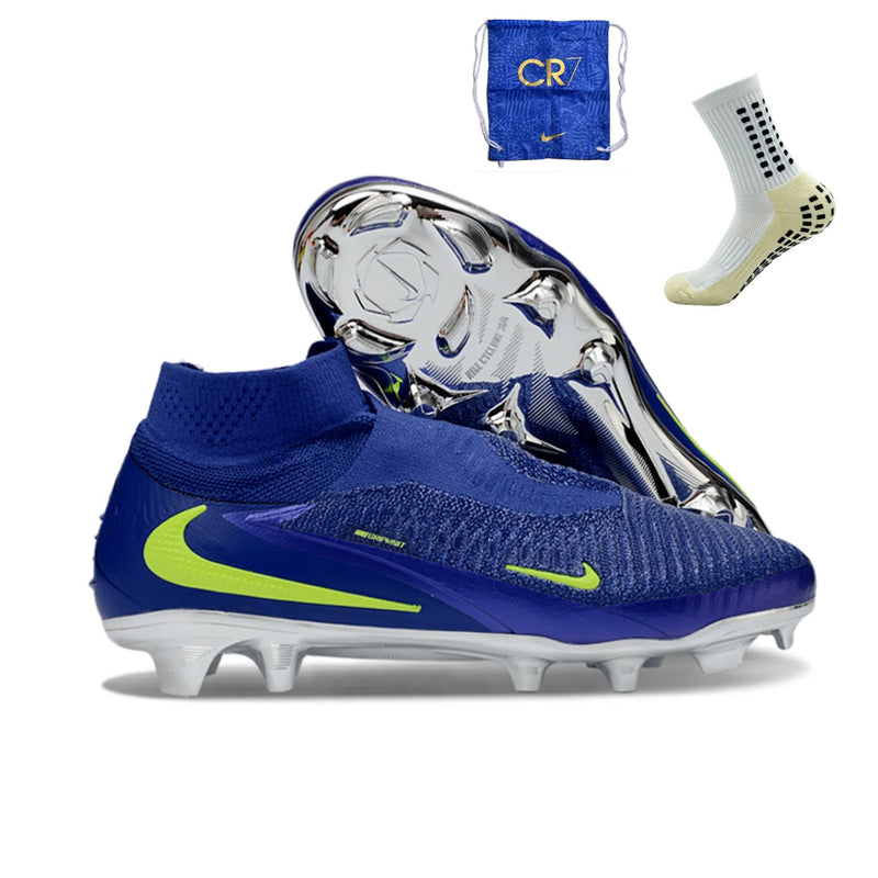 Nike Phantom 6 Elite High FG - Azul