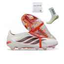 Adidas Predator 26 Elite Tongue FG - Branco Vermelho