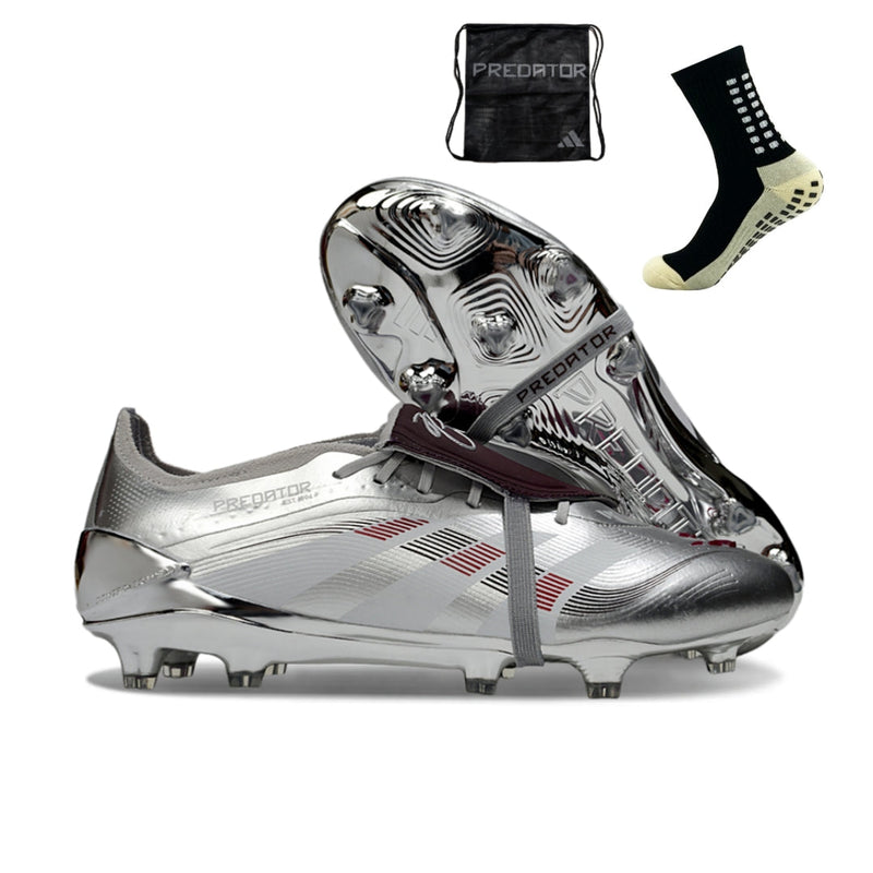 Adidas Predator 25 Elite Tongue FG - Chrome Dream