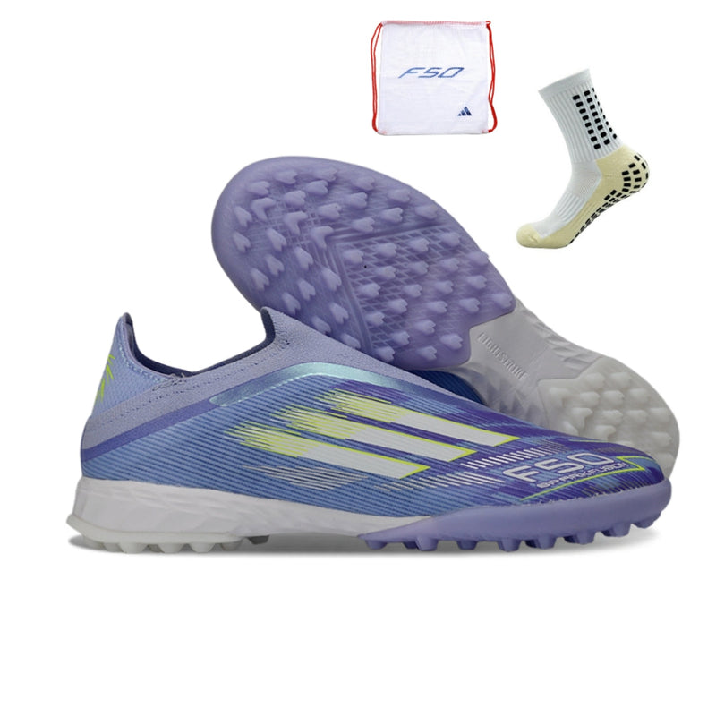 Adidas F50 Elite Laceless Society - Azul