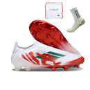 Adidas F50 Elite Laceless FG - Branco Vermelho