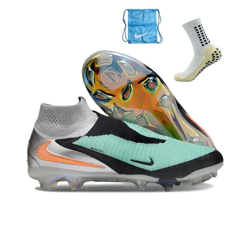 Nike Phantom 6 Elite High FG - Preto Azul