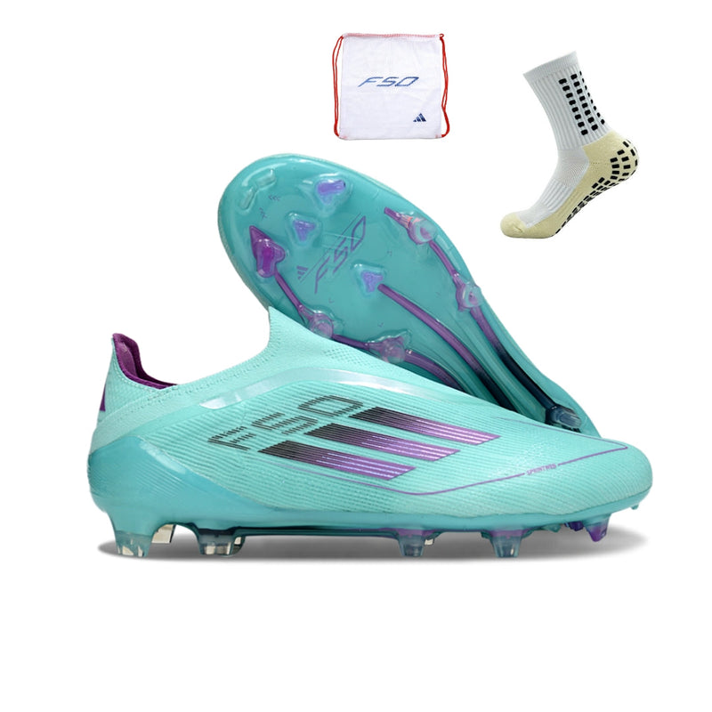 Adidas F50 Elite Laceless FG - Azul