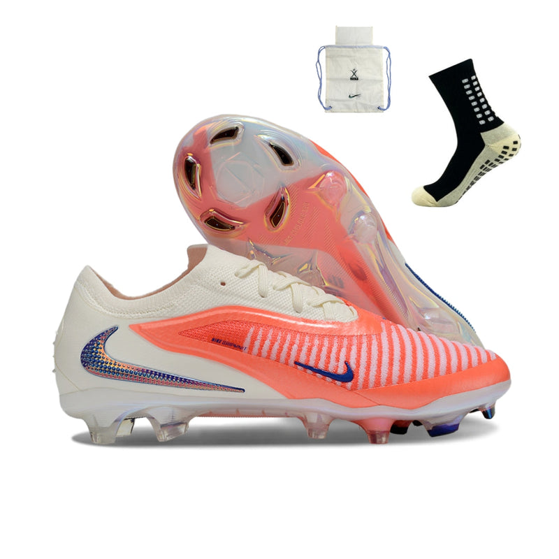 Nike Phantom 6 Elite FG - Branco Laranja