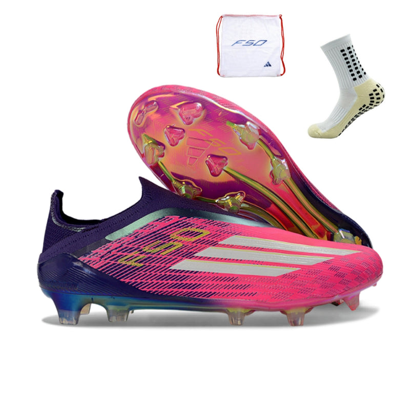 Adidas F50 Elite Laceless FG - Rosa