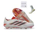 Adidas Predator 26 Elite FG - Branco Vermelho